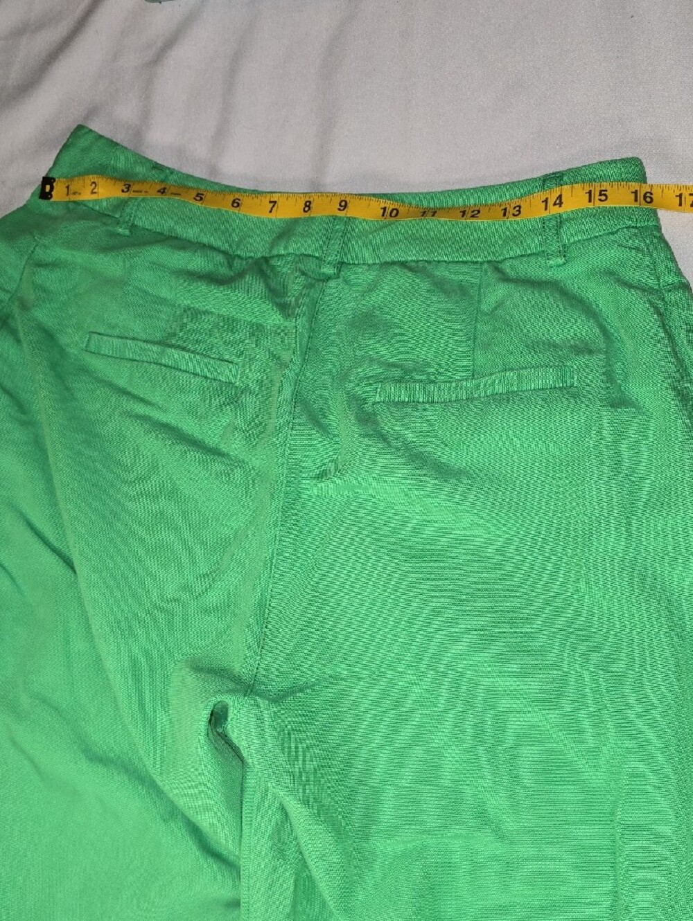 Farm Rio Cotton-blend Wide-leg Pants Green - Picture 10 of 14